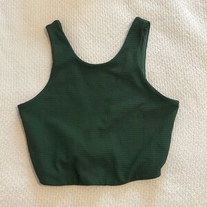 Stone Fox Active Swim Top Sports Bra Hunter Green size‎ XS